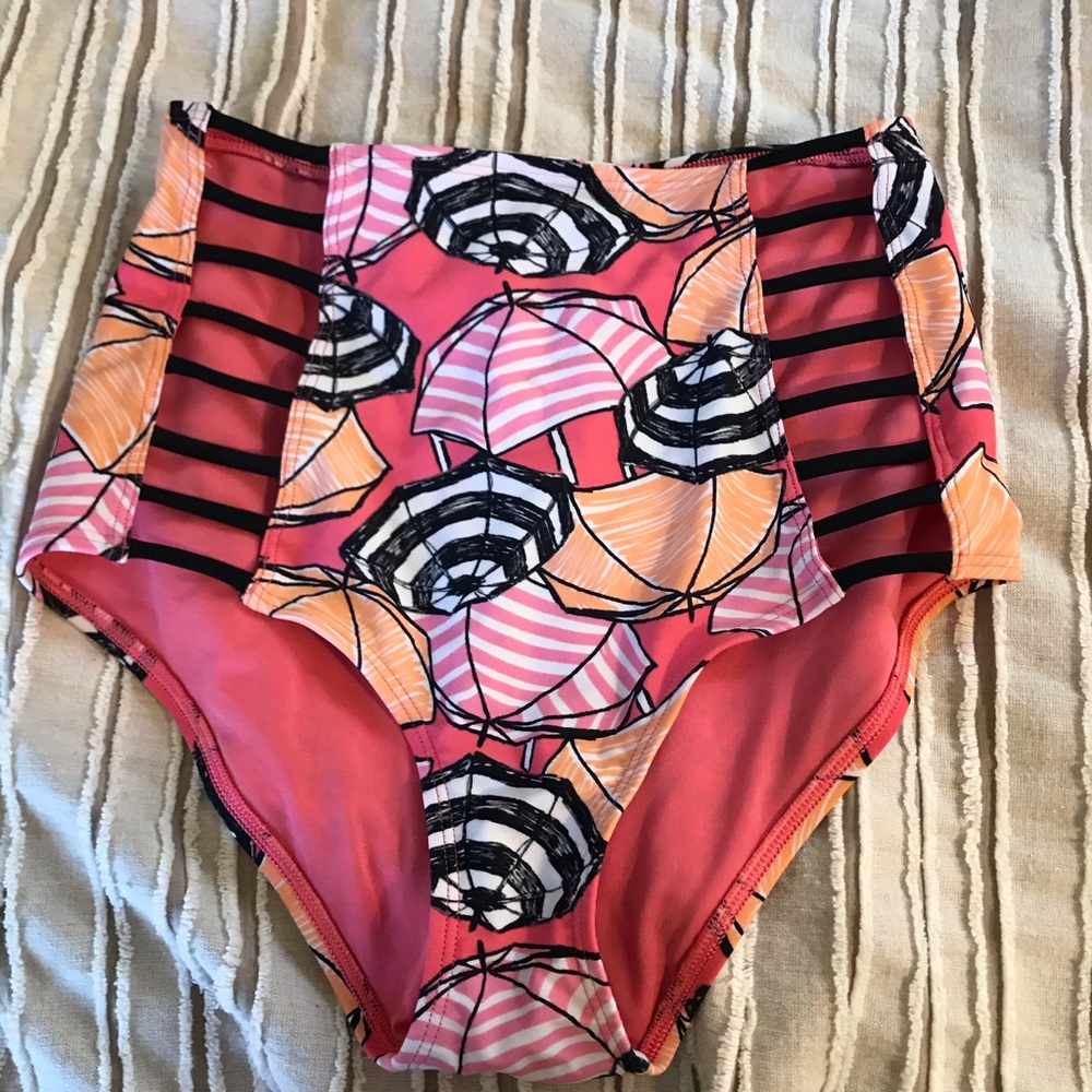 AERIE high waisted bathing suit bottom